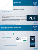COMUNICADO AGENTES AUTORIZADOS DIRECTV #032 - 20 - Link de Acceso A Sistema SDS Net Web Descarga SDS MOVIL - SDS Mobile
