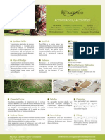 Fact Sheet Actividades / Activities - Hotel Rio Sagrado