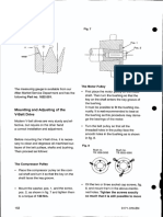 Fig. 6 - Wear On Belt Grooves Fig. 7: Mounting and Adjusting of The V-Belt Drive