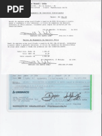 EXTRATO E 3º CHEQUE