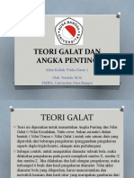 TEORI GALAT DAN ANGKA PENTING