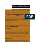 5 Formas Naturales de Purificar El Aire en Casa