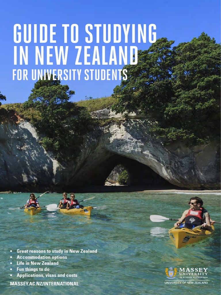 Guide To Studying in New Zealand Massey University | PDF | Postgraduate ...