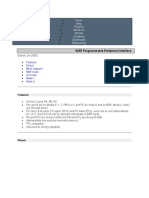 8255 Programmable Peripheral Interface: Features Pinout Block Diagram BSR Mode I/O Mode Mode 1 Mode 2