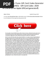 ( ( Win!) ) Free Itunes Gift Card Codes Generator 2020 (Free Itunes) - Gift Card Codes - 2020 #Itunes# Free Apple Giftcard Generator