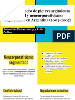 Golpeados Pero de Pie - Resurgimiento Sindical y Neocorporativismo Segmentado en Argentina (2003-2007)