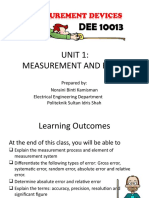Unit 1 Measurement and Error
