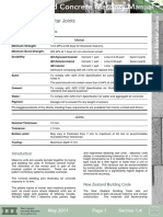 1.4 Mortar and Mortar Joints: Summary of Requirements