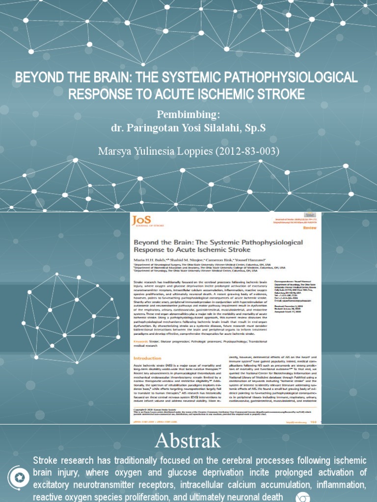 Systemic Effects of Acute Ischemic Stroke | PDF | Inflammation | Immune ...