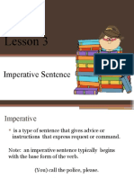 Imperative Sentence Types