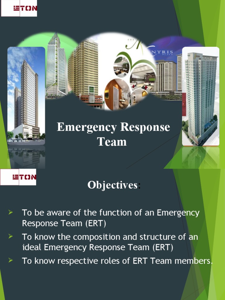 Composition, Structure and Roles of an Effective Emergency Response ...