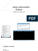 Elementos Adicionales Python