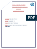Univercidad Tecnica de Ambato Comflictos Familiares PDF
