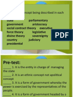 Pre-Test:: I. Identify The Concept Being Described in Each Item