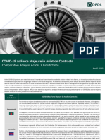 DFDL - COVID 19 As Force Majeure in Aviation Contracts - 020420 1 PDF