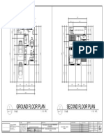 Floor plan layout dimensions for guest room, kitchen, and laundry areas