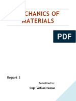 Mechanics of Materials Report on Strut Buckling Experiment