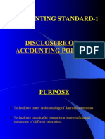 AS-1 Accounting Standard for Disclosure of Accounting Policies