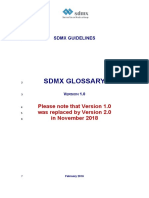SDMX Glossary Version 1 0 February 2016