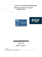 Pamphlet - Assignments - Sem III - 2020-2021..