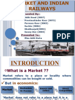 MARKET AND INDIAN RAILWAYS: A MONOPOLY ANALYSIS