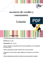 Refuerzo de Vocales y Consonantes - Pps
