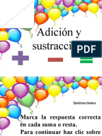 Adición y Sustracción Hasta El 100 1