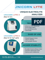 Unicorn Lyte - Unique Electrolyte Analyzer