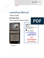 Vacuum Oven Operating Manual