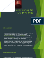Islamic Steps During Zia Era 1977-1988