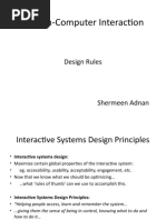 HCI Lect - 11 Interactive System Design Principle