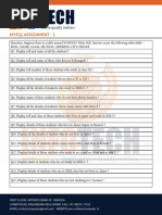 infotech mysql assignment1