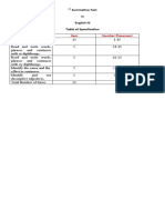 1st Summative Test in English-III (3rd Quarter)