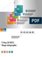 3D BOX Shape Infographic