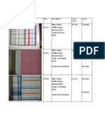 Duster Cloth Quote Sheet