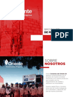 Brochure Cementos Oriente