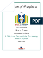 Ship From Store - Order Processing (Omni Channel)
