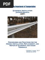 VDOT Traffic Barrier Installation Criteria | PDF | Road | Civil Engineering