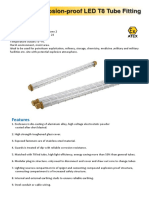 Explosion Proof LED T8 Tube Fitting