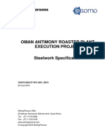 Oman Antimony Roaster Plant Execution Project: C00470-0000-ST-SPC-0001 - REV0