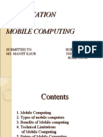 Presentation ON Mobile Computing