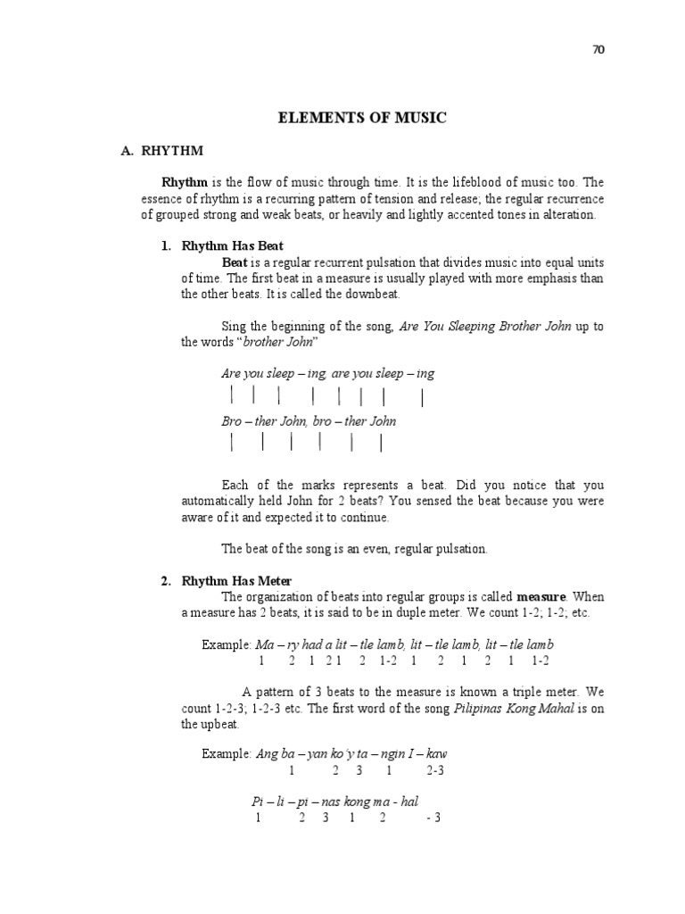 Understanding Rhythm and Melody | PDF | Scale (Music) | Minor Scale