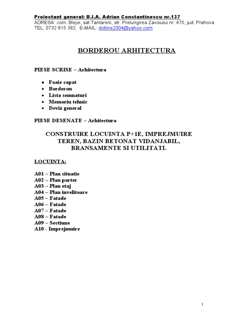 Borderou | PDF