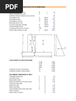 Retaining Wall T