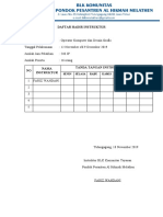 DAFTAR HADIR INSTRUKTUR Print