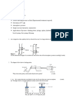 Specific Objectives: Pressure Questions