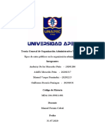 GRUPO IV - Trabajo Final Teoría General de Organización Administrativa Tributaria