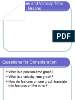 Position-Time and Velocity-Time Graphs