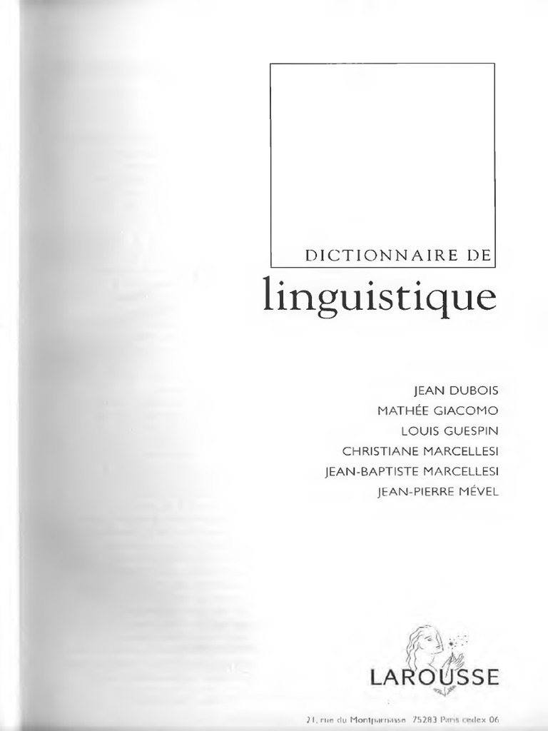 Dico Lingustique | PDF | Symboles | Communication humaine