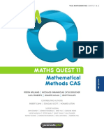 VCE Math Methods CAS Units 1 2 Text Book PDF